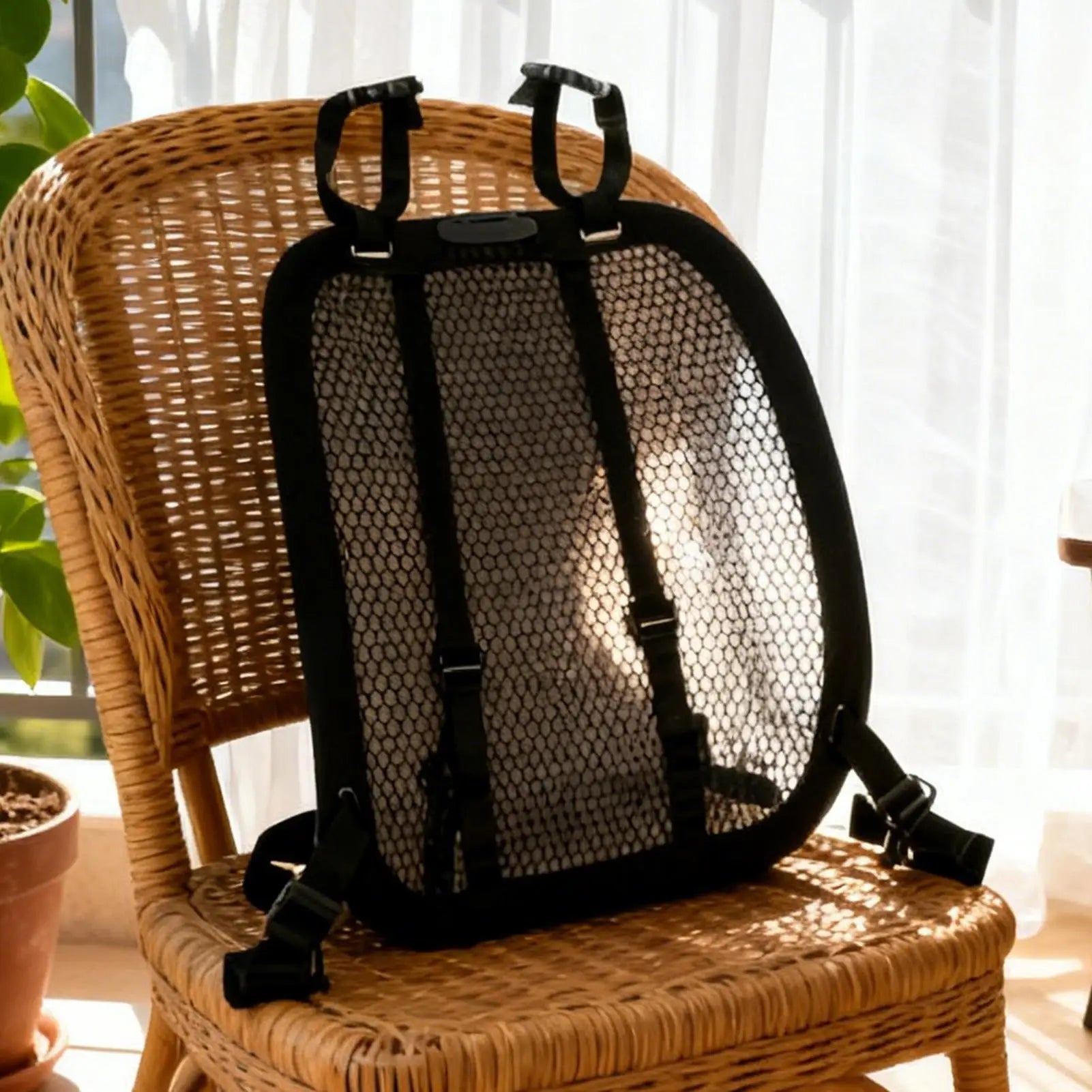 Backpack Spacer Frame breathable backpack cooling pad 3D mesh lumbar support Rucksack Airflow Spacer for Outdoor Cycling