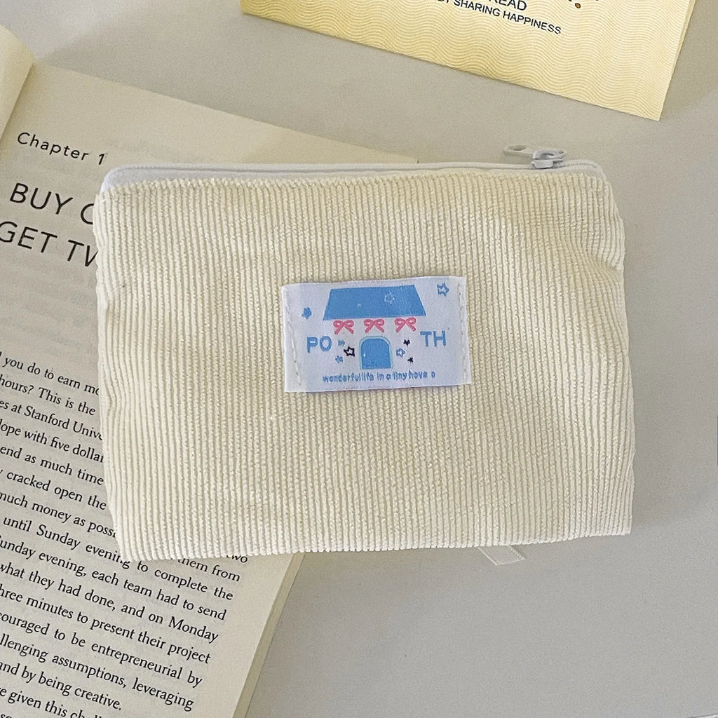 YT Student Portable Macaron Color Cute Small Item Storage Bag Miscellaneous Bag Ballet Style Bow Coin Purse