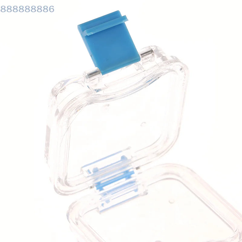No Slots Available Tooth Box Plastic Transparent Dentistry Membrane Box Denture Storage Box With Film Dental Crown And Bridges