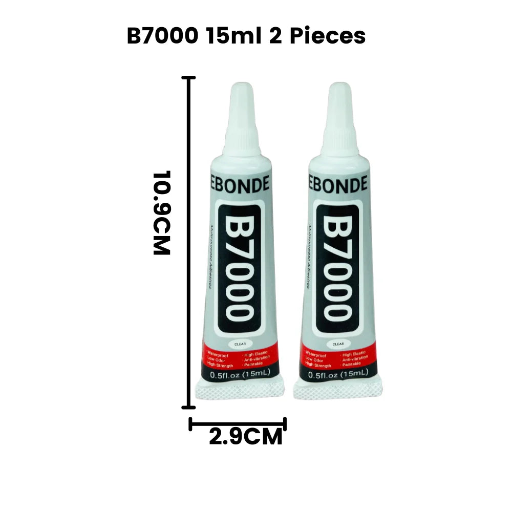 15/50/110mL B7000 Glue T7000 Adhesive Epoxy Resin Repair Cell Phone Touch Screen Liquid Glue Jewelry Craft Adhesive Glue