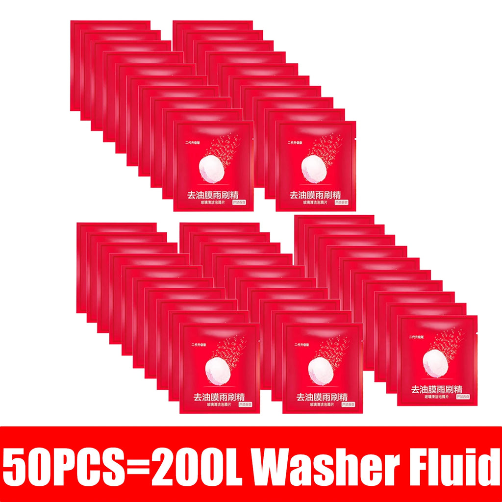 10-200pcs Solid Cleaner Car Windscreen Cleaner Effervescent Tablet Auto Wiper Glass Solid Clean Concentrated Tablets Detergent