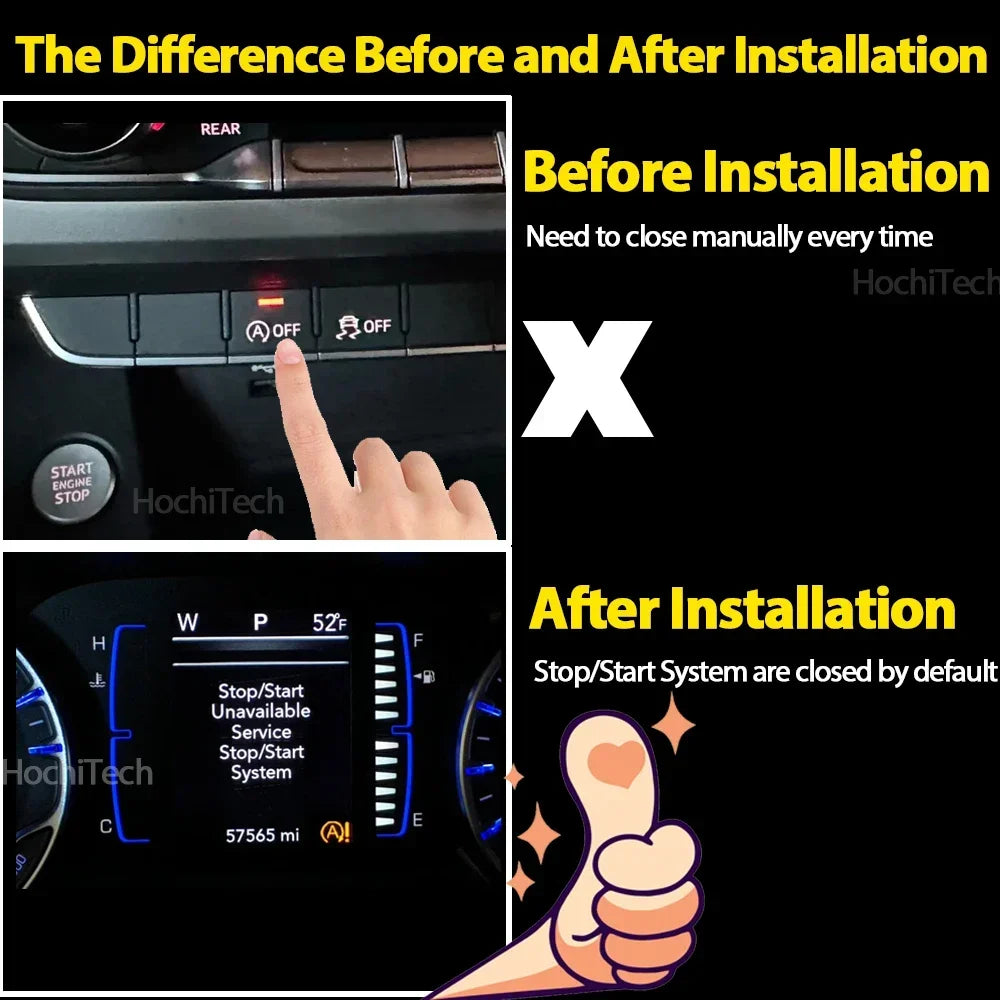 Automatic Stop Start Engine System Off Control Start Stop Canceler Cable for Nissan Qashqai J11 MK2 2013-2021