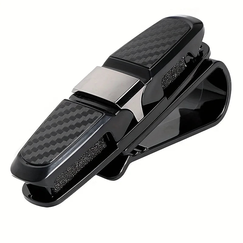 4 pieces of car sunshade sunglasses clips, portable eyewear holders, universal car sunshade ticket holders