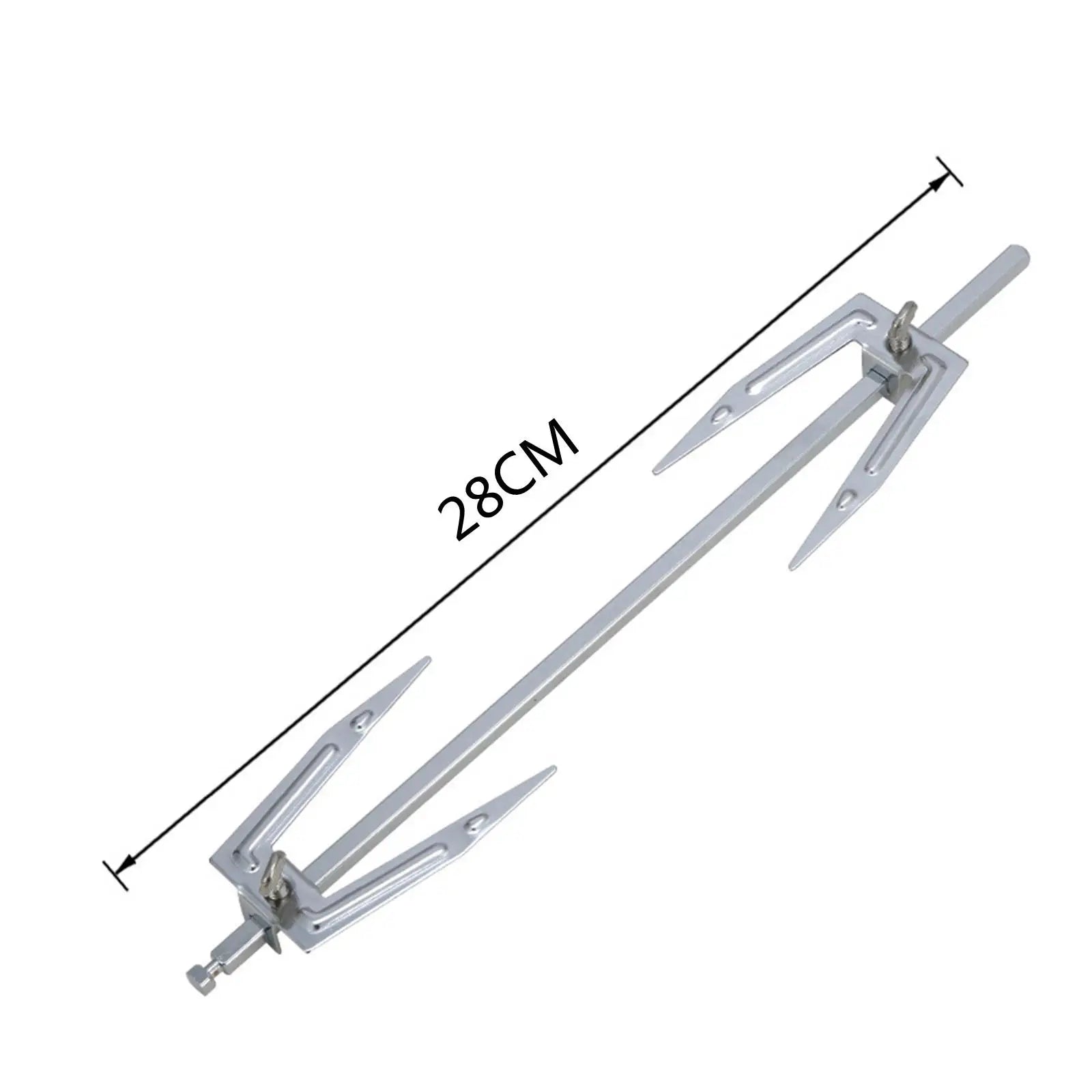 Rotating Roast Chicken Fork Stainless Steel Durable Multifunctional Sturdy
