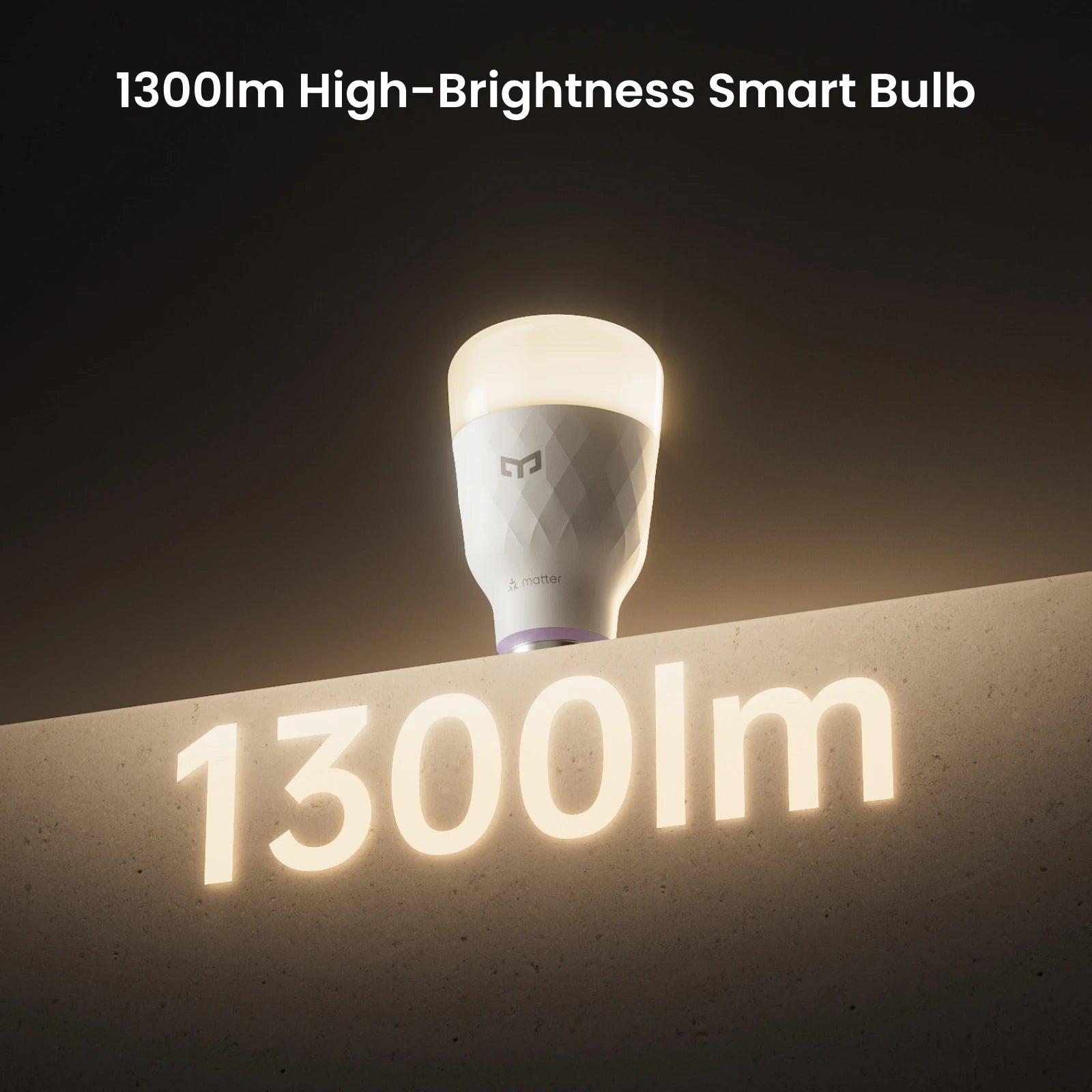 YEELIGHT D1 Smart RGB LED Bulb E27 Bluetooth Dimmable 1300Lumens Voice Control Works with Alexa Apple HomeKit