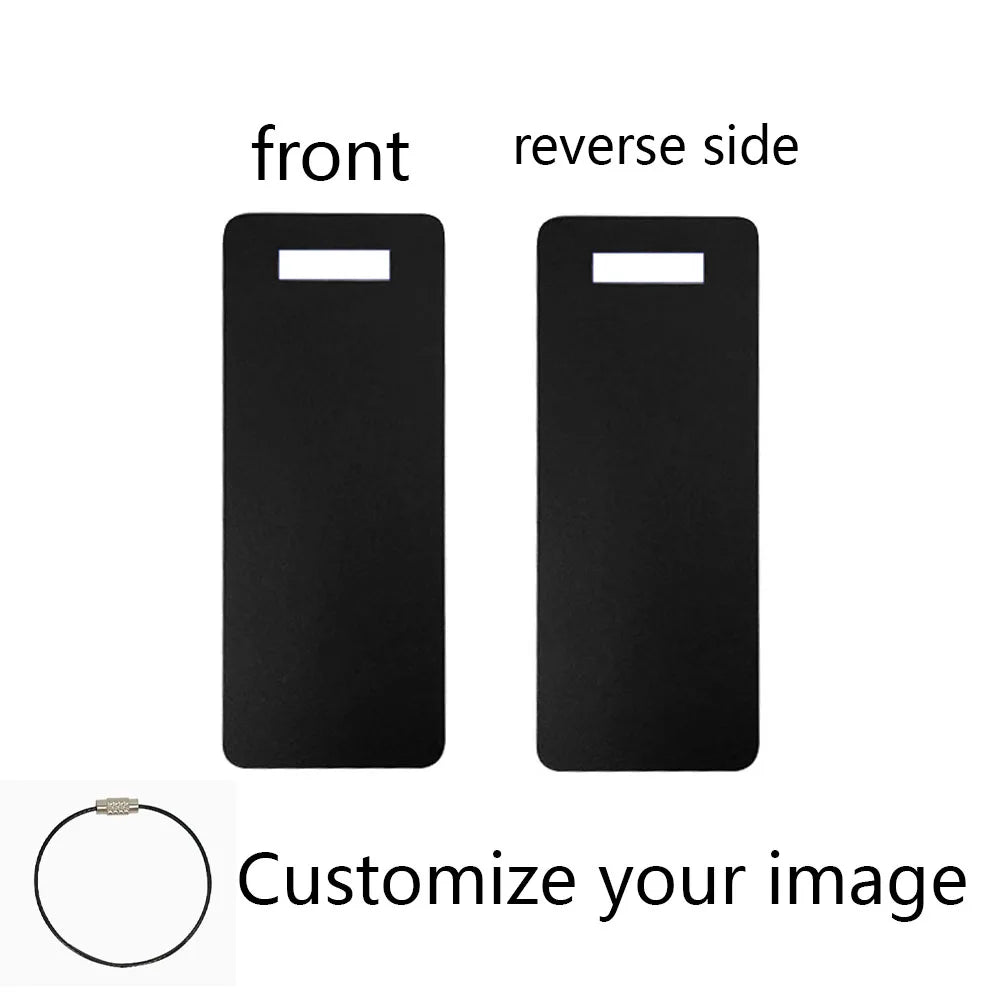 Customized Photo Double-Sided Alloy Luggage Tags Travel And Business Trip Family Luggage Bag Pendants Customized Luggage Tags