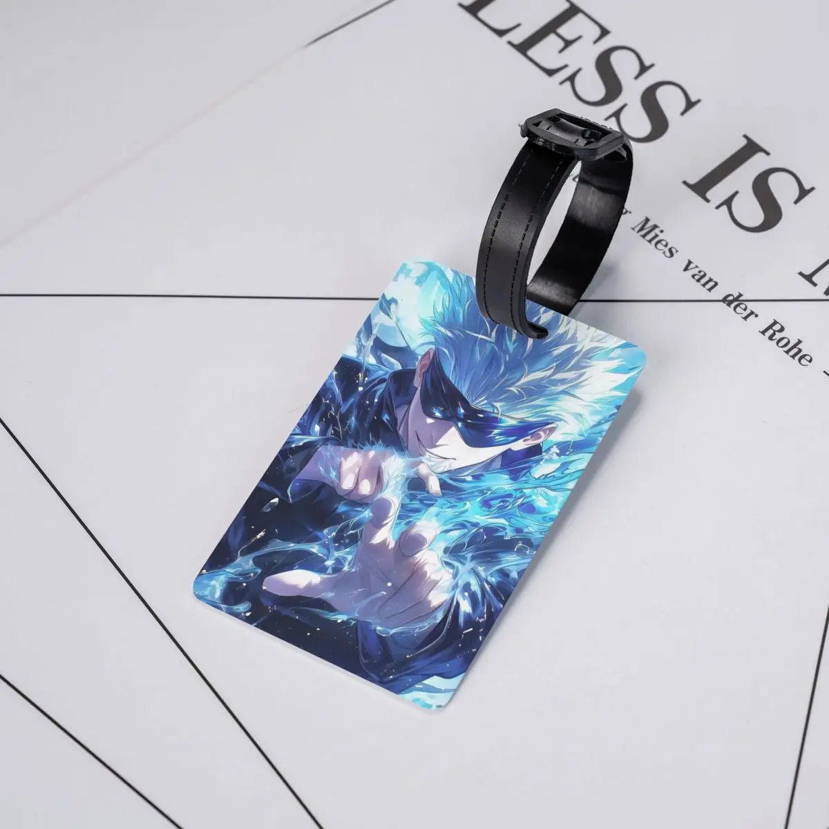 Jujutsu Kaisen Gojo Satoru Luggage Tags Suitcase Accessories Travel Baggage Boarding Tag Label Holder ID Name Address