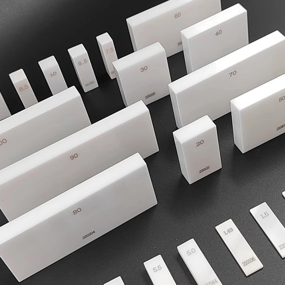 1-100mm Single Block Ceramic Gauge Block Decimal Point Single Piece Calibration Block Micrometer Caliper Standard Block Calibr