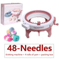48-needle Handmade Knitting Machine Scarf,Sweater,Hat&Sock Maker for Adults-Perfect Lazy Artifact Creative Knitting Projects
