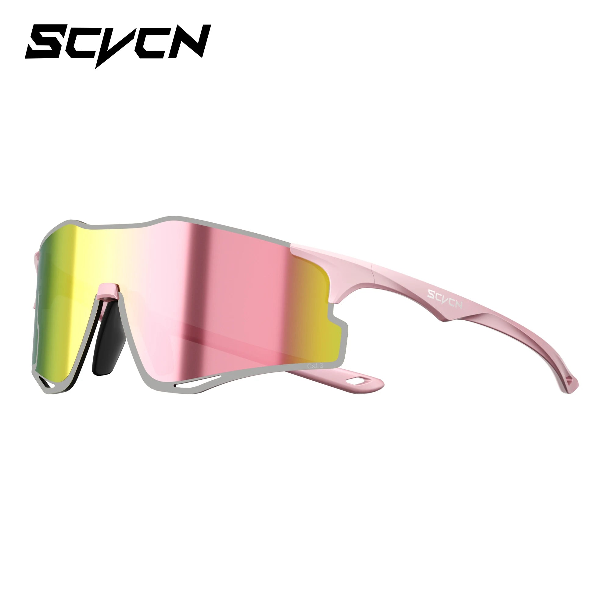 SCVCN Outdoor Photochromic Running Sunglasses Men Women Marathon Ultralight Glasses Sports Cycling Bicycle UV400 Hiking Eyewear