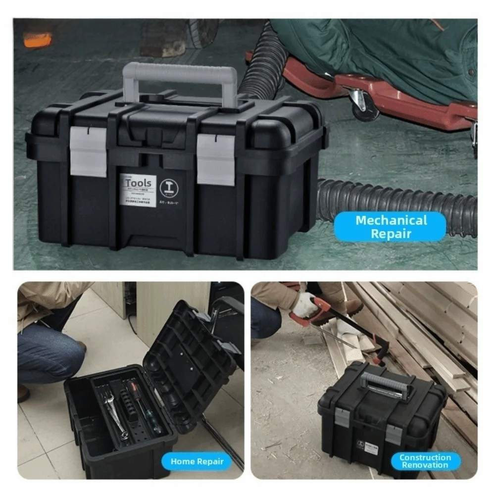 Portable Toolbox Storage Box Large Capacity 22 Inch Suitcases Hardware Parts Box Multi-function Tool Organizer Garage Workshop