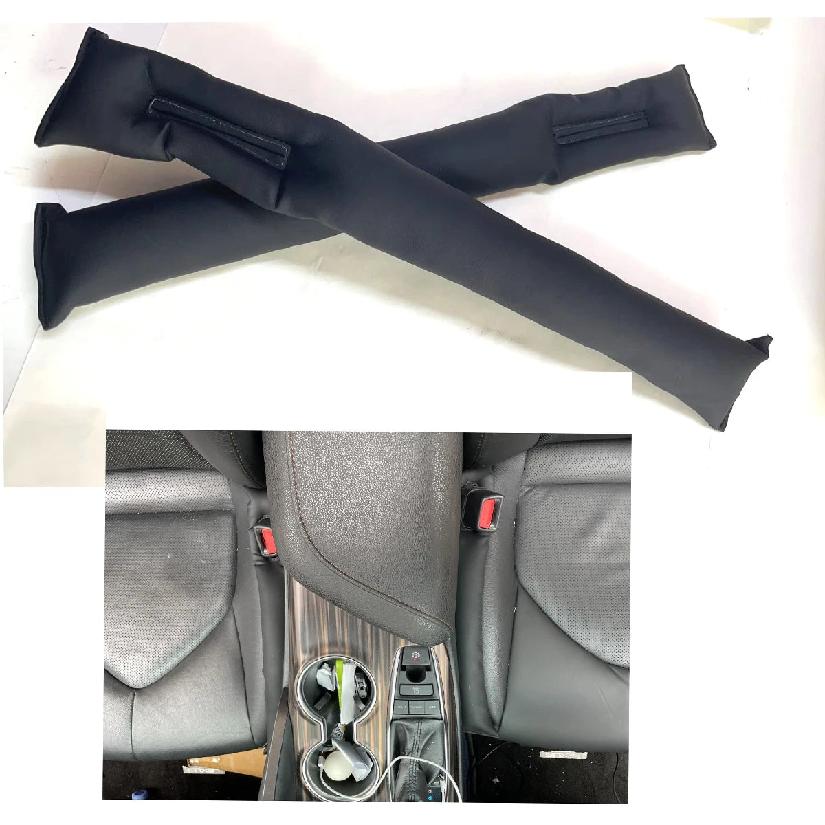 Car Seat Gap Filler Universal Soft Car Styling Padding Leather Leak Pads Plug Spacer Car Interior Decorative Accessories Filling