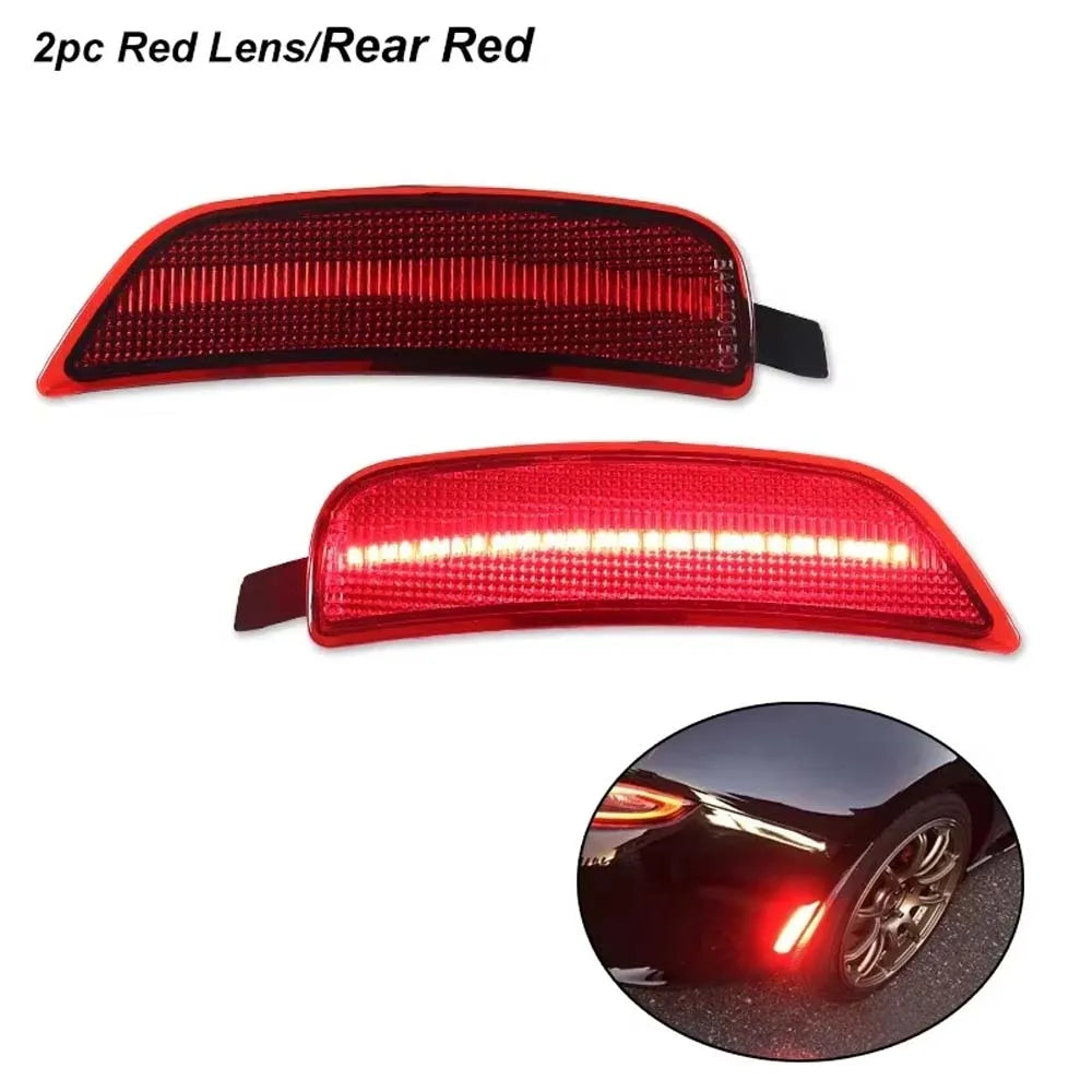 Amber/White/Red LED Front/Rear Side Marker Indicator Lights Turn Signal Light For Mazda MX-5 Miata 2016-2023 Fender Flare Lights