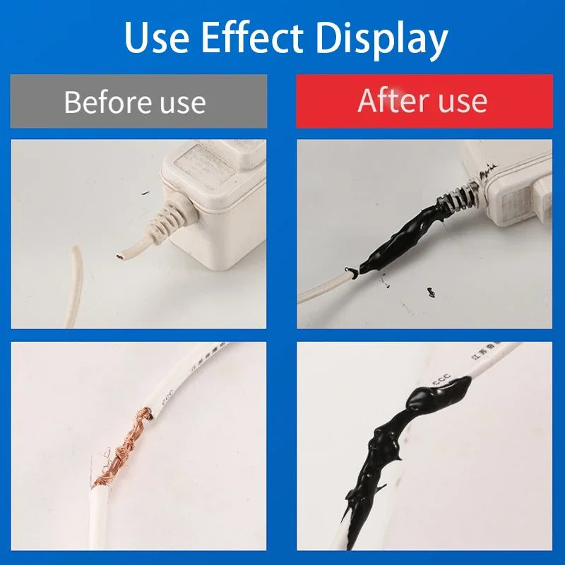 Waterproof Liquid Electrical Tape Rubber Insulating Cable Wire Coat Glue 15/60ml Insulation Adhesives Sealer Home Fix Line Glue