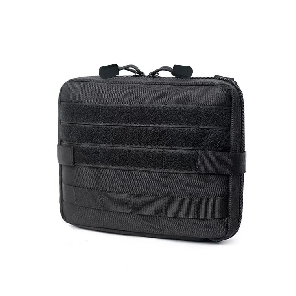 Tactical Molle Admin Pouch, Material Semi-Hidden Zipper Tough Nylon EDC Utility Pouches Tools Bag EMT Utility Map Pocket