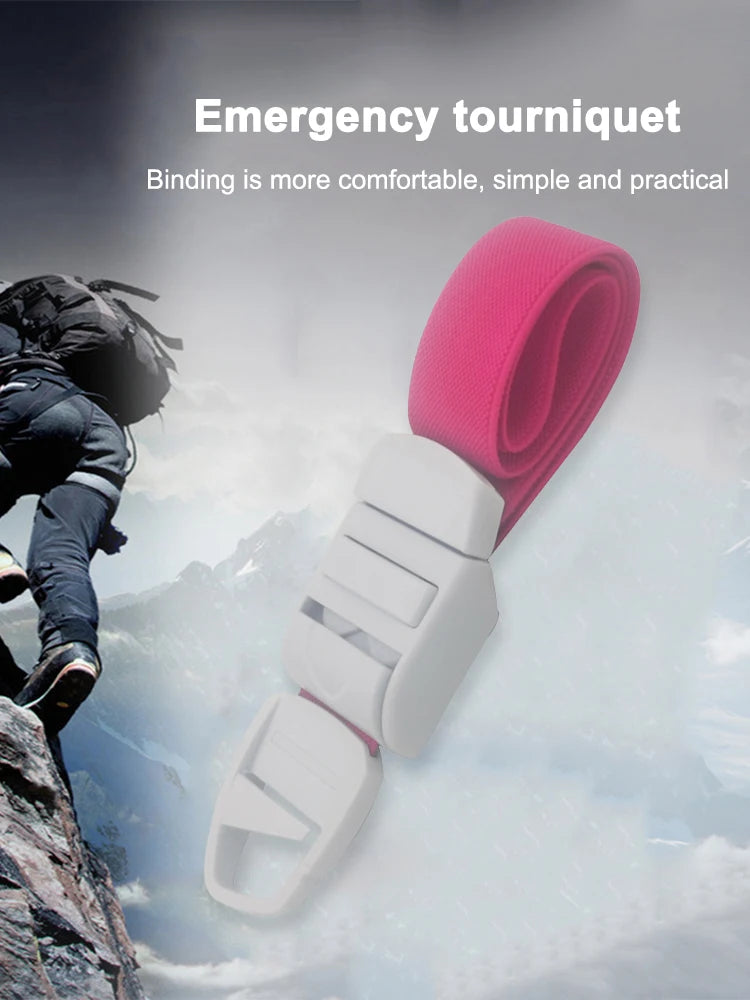 Buckle Type Medical Tourniquet Life Saving Hemorrhage Control for Camping Hiking Safety Survival Emergency Buckle Tourniquet