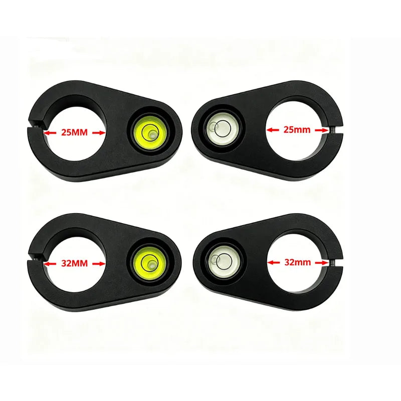 1pcs Metal Center Pole Leveling Blister Measuring Rod Carbon Fiber Rod Spirit Level Bubble Mapping Accessories D25//32/36