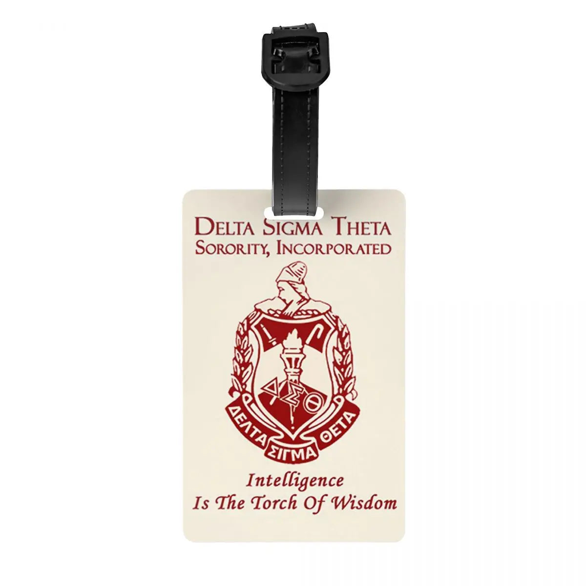 Delta Sigma Theta Sorority Gifts Luggage Tags Suitcase Accessories Travel Baggage Boarding Tag Label Holder ID Name Address