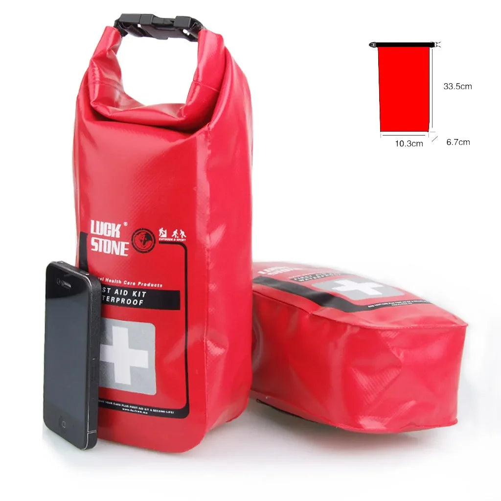 Portable 2/5L Outdoor Waterproof First Aid Bag Emergency Kits Bag Only For Home Car Travel Fishing Hiking Riding Sports