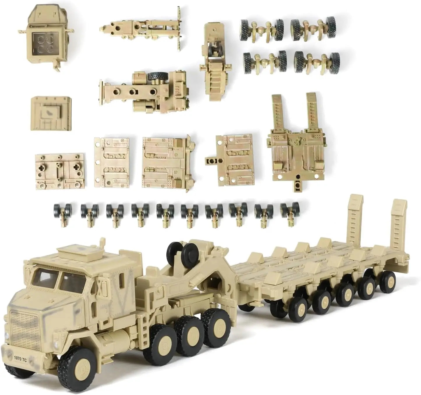 Creative Military Series Building Blocks F14 Su57 F22 M1070 Military Truck Helicopter Model Plane Toys for Boy Xmas Gift