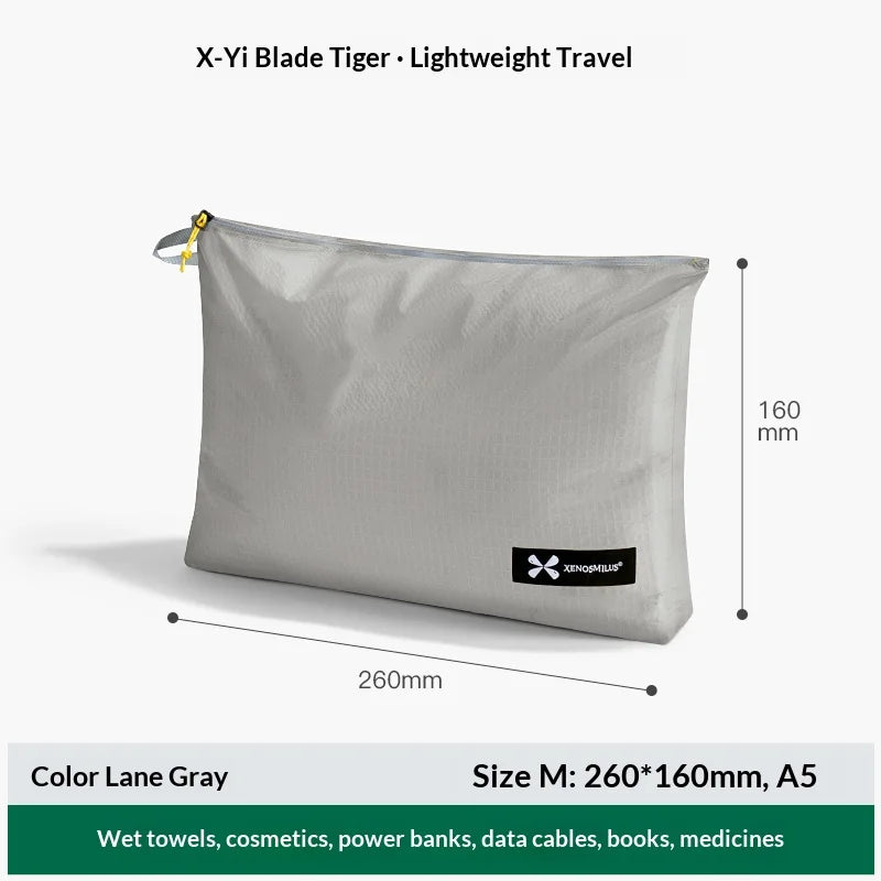 Ultra Light Travel Outdoor Storage Bag, Portable ID Storage Bag, Toileting Card Bag, Sub Packaging Miscellaneous Bag Stuff Sack