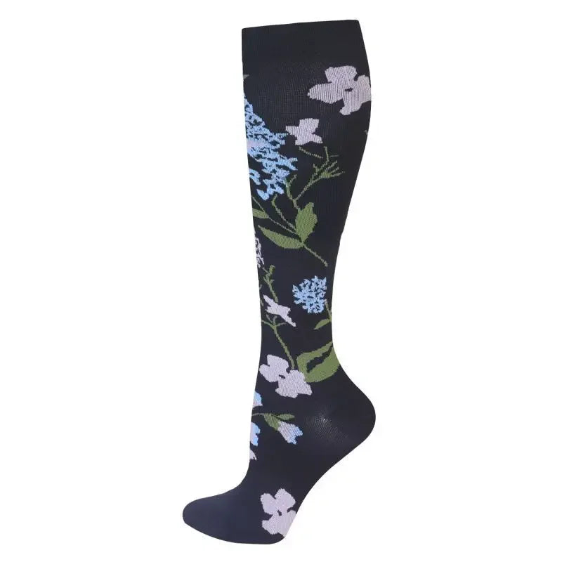 58 Styles Compression Socks for Men and Women Medical Diabetes Varicose Veins Sports Socks for Running Cycling Travel Flight