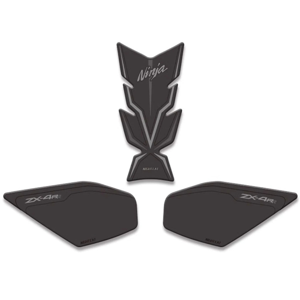 Compatible ZX-4R ZX4R/RR 2023 Motorcycle Fuel Tank Pad Kit Side Fuel Knee Guard Sticker Fuel Tank Protector