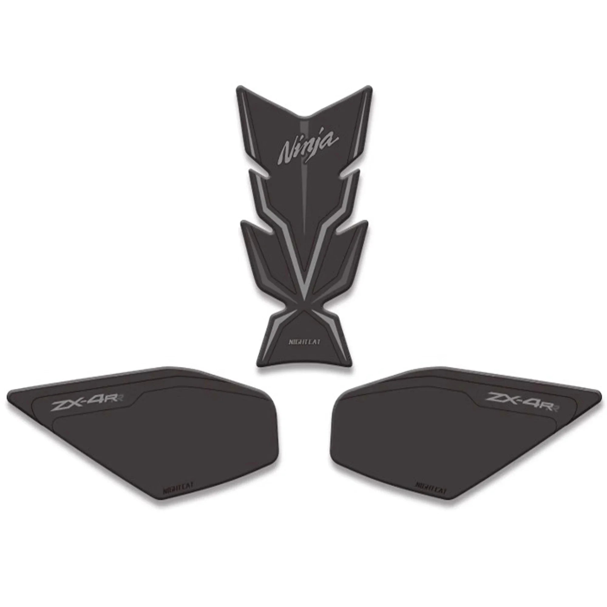 Compatible ZX-4R ZX4R/RR 2023 Motorcycle Fuel Tank Pad Kit Side Fuel Knee Guard Sticker Fuel Tank Protector