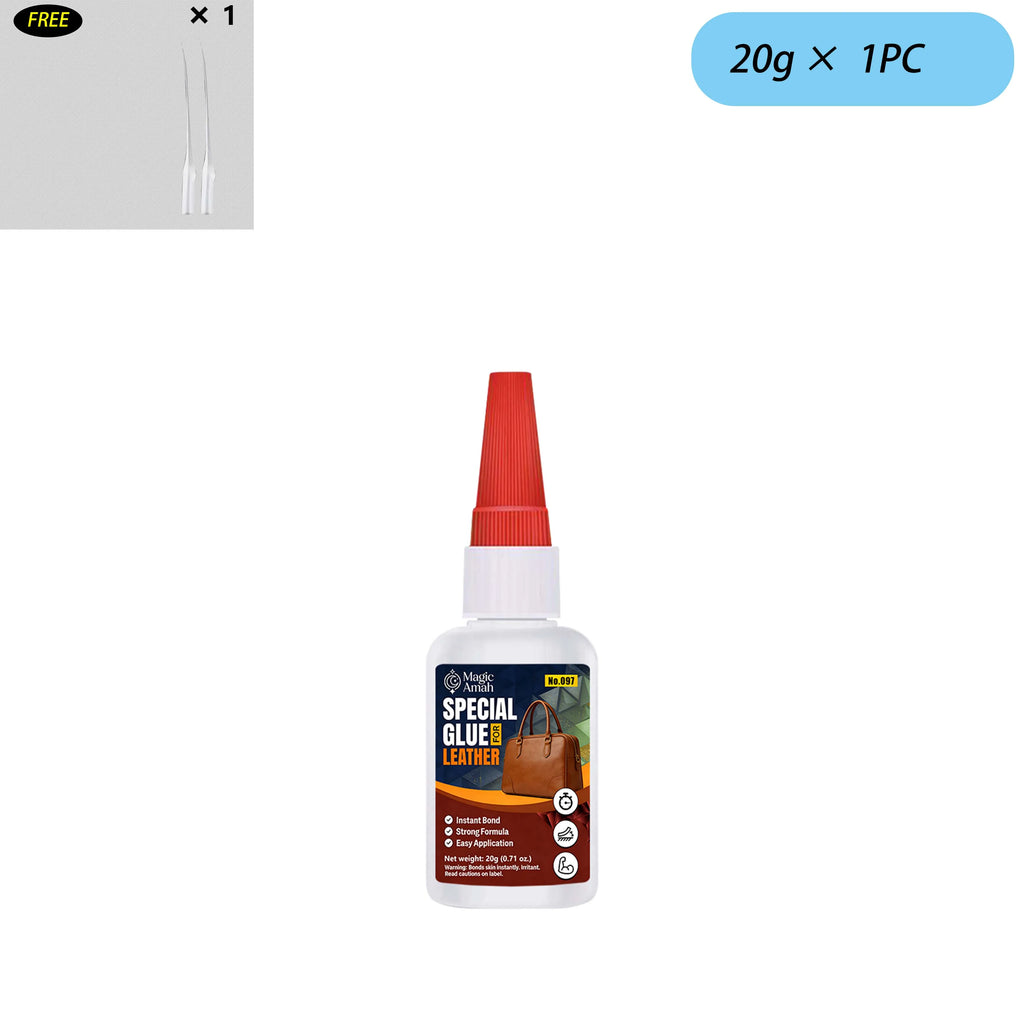 1-3Pcs Leather Repair Glue, Low-Cost Clear Strong CA Adhesive for All Leather Goods, Bags, Shoes, Jackets, Wallets & DIY Crafts
