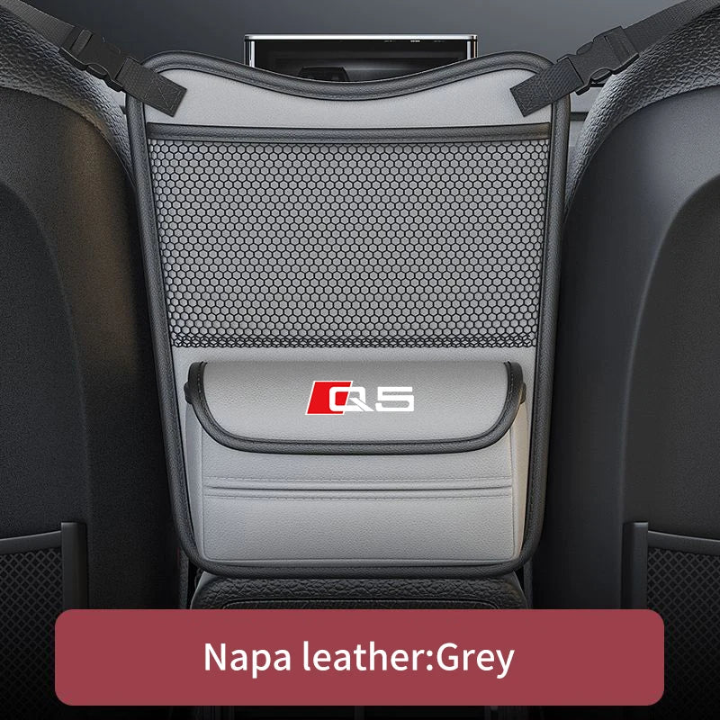 Car Organizer For Audi  Q3 Q4 Q5 Q6 Q7 Q8 Seat Storage Box Car Hanging Storage Bag Tissue Box Car Stowing Tidying Storage Pocket