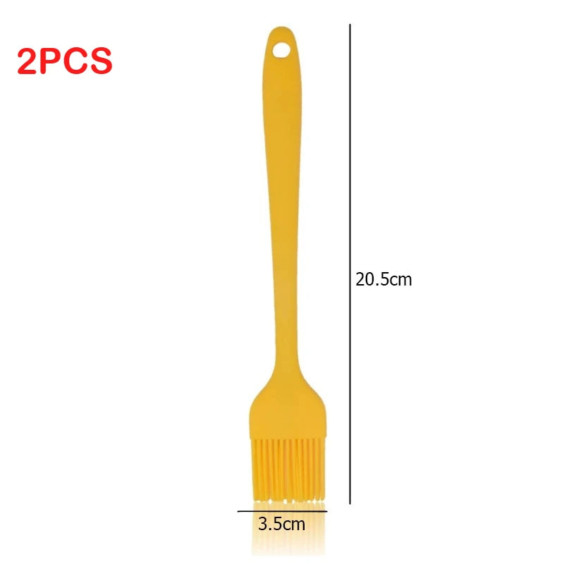 Upgraded silicone brush, heat-resistant, suitable for baking, grilling, and barbecuing, household appliance