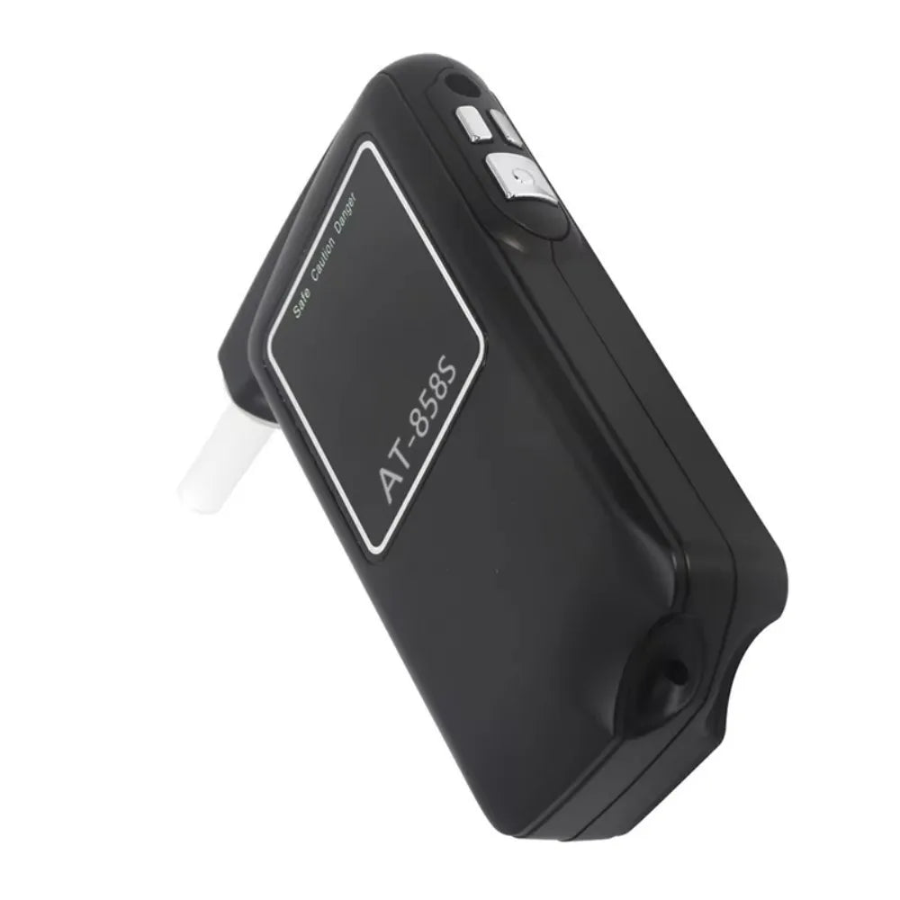 GREENWON High Accuracy Breath Alcohol Tester Breathalyzer AT858S Breathalyser Meter Free Extra 10Pieces Mouthpieces