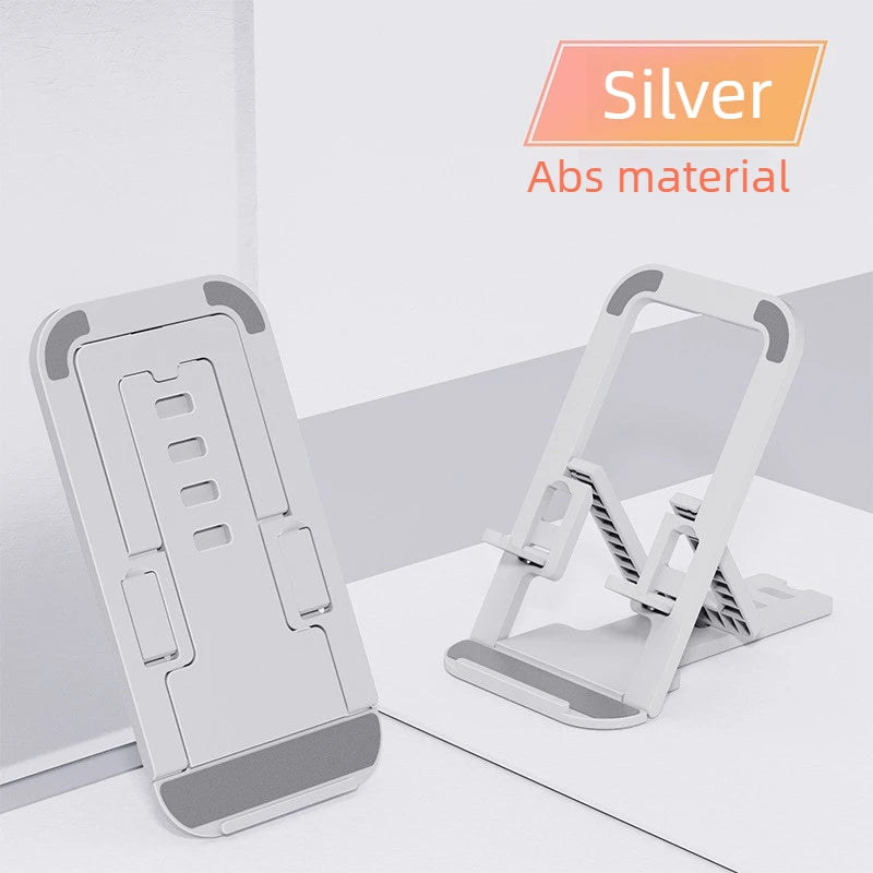 Universal Plastic Foldable Mobile Phone Holder Portable Desktop Adjustable Phone Stand for Iphone 16 15 Xiaomi Desk Lazy Bracket