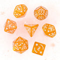 7PCS New Acrylic Star Dice Set 8 Colors D4 D6 D8 D10 D12 D20 Sharp Corner Dice Polyhedral Table Games Dice Gift
