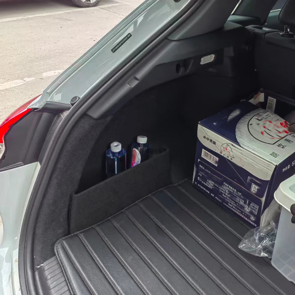 Trunk Side Partitions on Both Sides of the Trunk Partition Tail Box For Audi Q4 E-TRON ETRON F4 2022- 2025 Car Accesorios