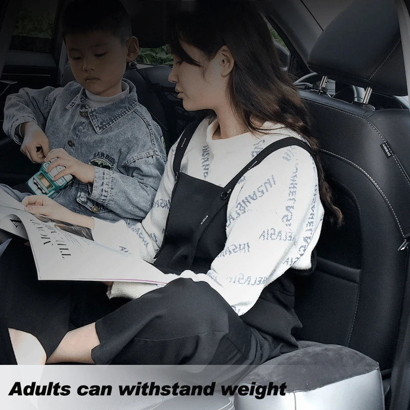 Car Travel Inflatable Mattress Back Seat Sleeping Gap Pad Mattress Air Cushion Portable Rear Part Seat Bed Camping Accessories