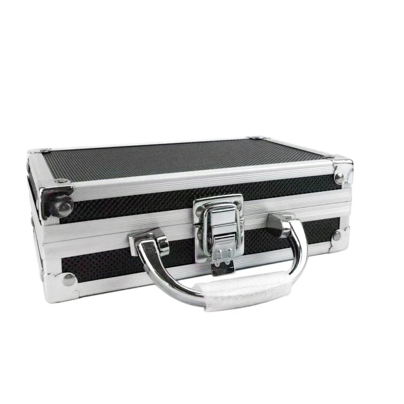 18x11x5.8cm Aluminum Alloy Tool Box Small Equipment Precision Parts Storage Box Jewelry Storage and Display Box
