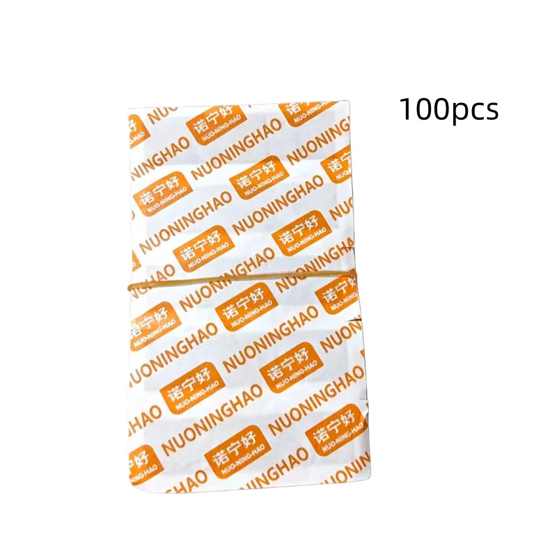 100PCS Waterproof First Aid Adhesive Bandages Breathable Wound Care Plasters Cushioned Dressings for Cuts Scratches