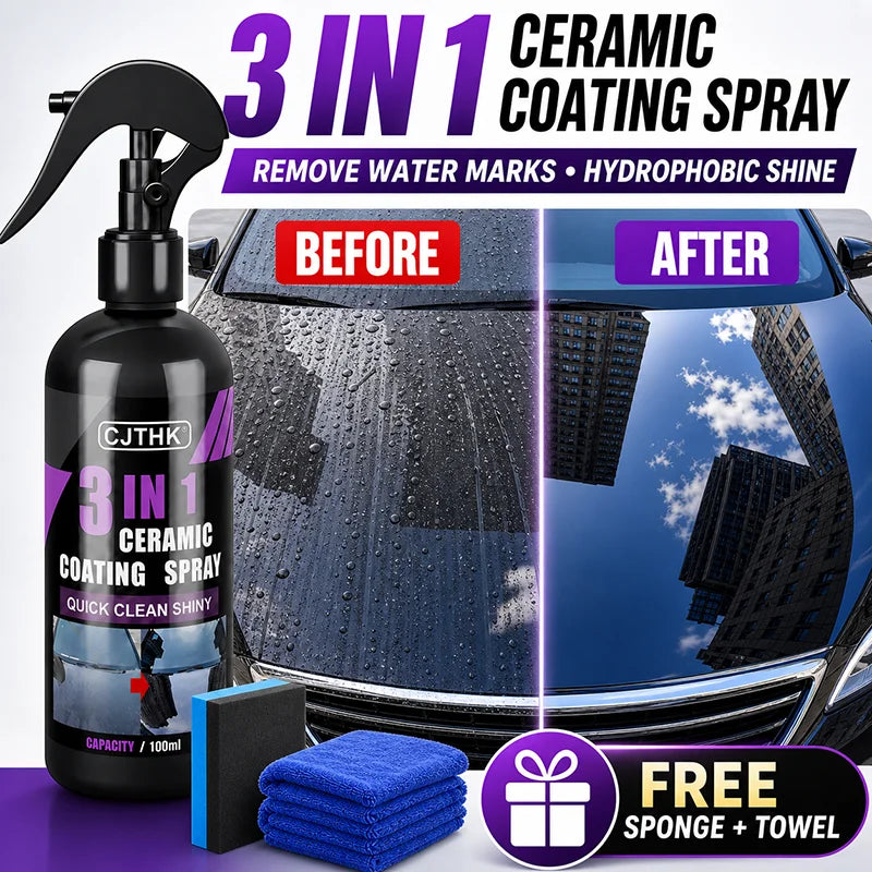 3 In 1 Car Ceramic Nano Coating Liquid Coatin Nano Crystal Hydrophobic Layer Polishing Paint Agent Car Polish Nanos Coatings