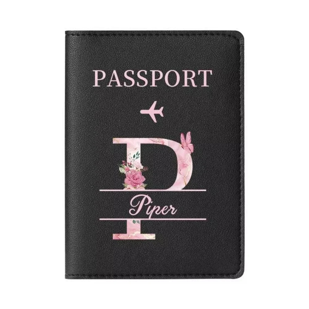 Personalized Passport Holder with custom Cute Cartoon Shiba Print, Multifunctional Ticket & Travel Document Organizer
