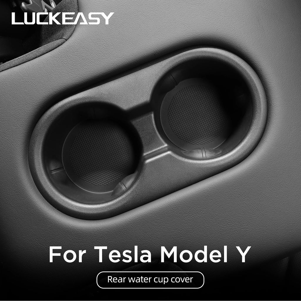 for Tesla Model Y Juniper/Launch 2025 Car Cup Holder The Second Row Water Cup Holder Drinks Storage Case Interior Accessories