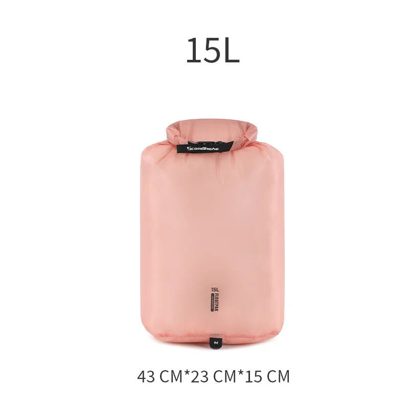 Ultralight Waterproof Dry Bag Travel Storage Pouch Clothes Organizer Sack Compression Packing Cube for Camping Hiking Swimming