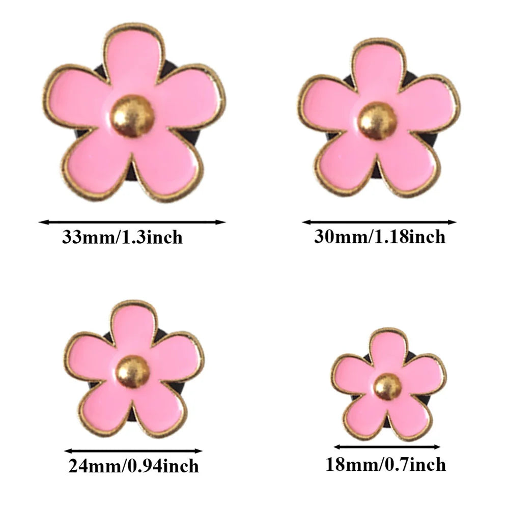 4Pcs/Set Car Outlet Vent Perfume Clips Car Air Freshener Conditioning Aromatherapy Small Daisy Interior Decoration Accessories