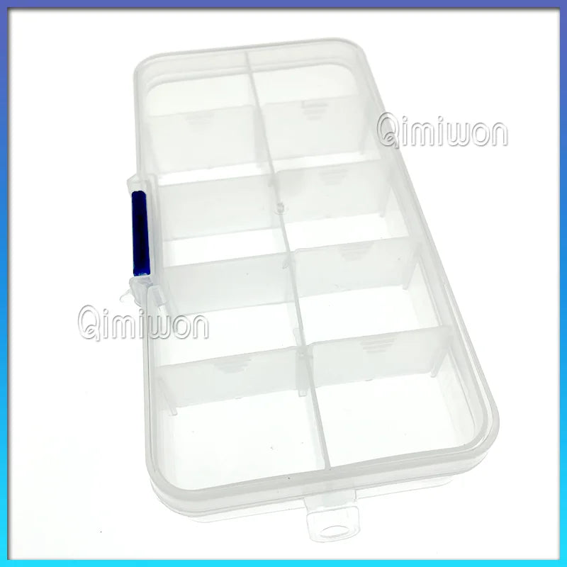 10 Grid can be remov transparent plastic small box kit storage box jewelry jewelry box electronic components parts finishing box