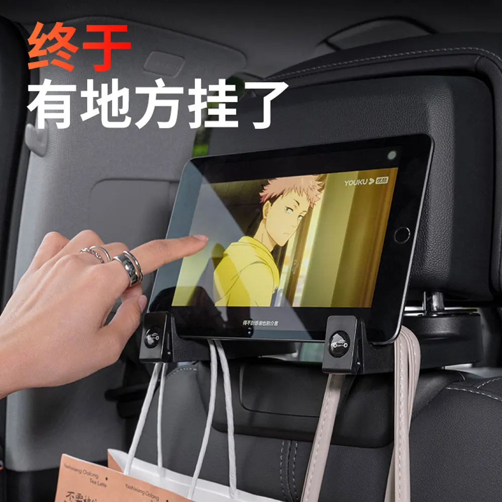 Car Hook Seat Back Multifunctional Hook Car Hidden Car Interior Phone Aromatherapy Holder Mobile Hook Hook T4O2