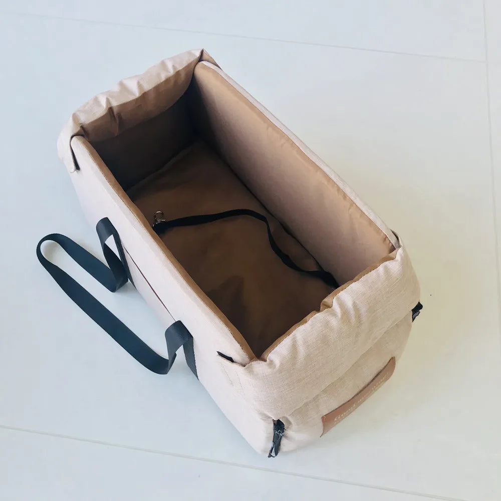 Portable Pet Car Seat Central Safety Travel Cat Dog Bed Transport Dog Carrier Protector Dog Bags, For Medium/Small Dogs Cat