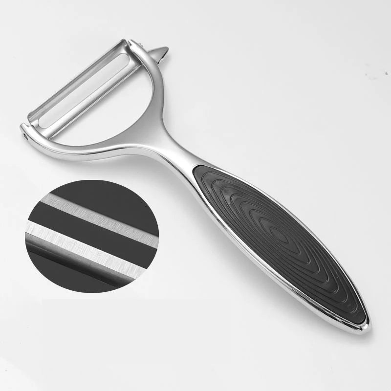 2pc Stainless Steel Multi-function Vegetable Peeler&ampJulienne Cutter Julienne Peeler Potato Carrot Grater Kitchen Tool Gadgets