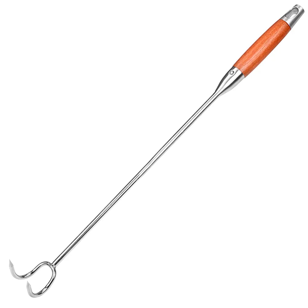 Braised Meat Hook Picnic Barbecue Turner Food Handheld Handle Design Flipper Hooks Grilling Stainless Steel