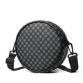 Neutral style round-shaped bag for men and women. Women's shoe bag with a single pocket. Suitable for travel.