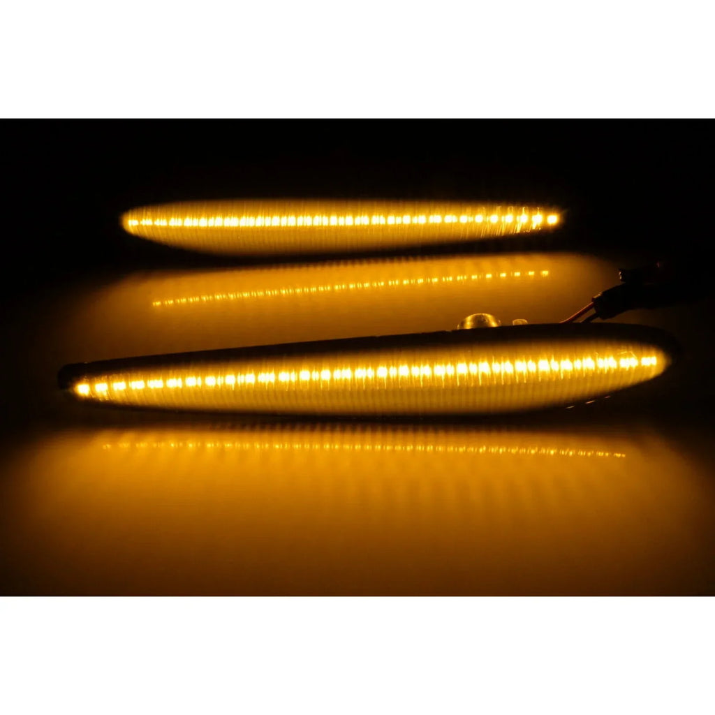 2 Amber LED Side Indicator Marker Repeater Light For Alfa Romeo 159 Spider Brera